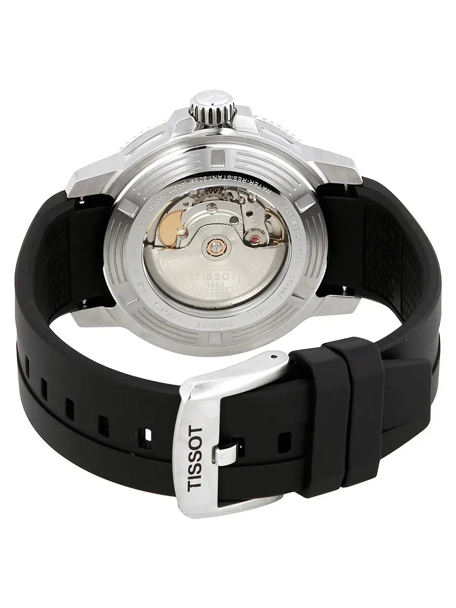 Мужские автоматические часы Tissot Seastar 1000 с синим циферблатом T1204071704100 — изображение 3 из 3, оттенок синий