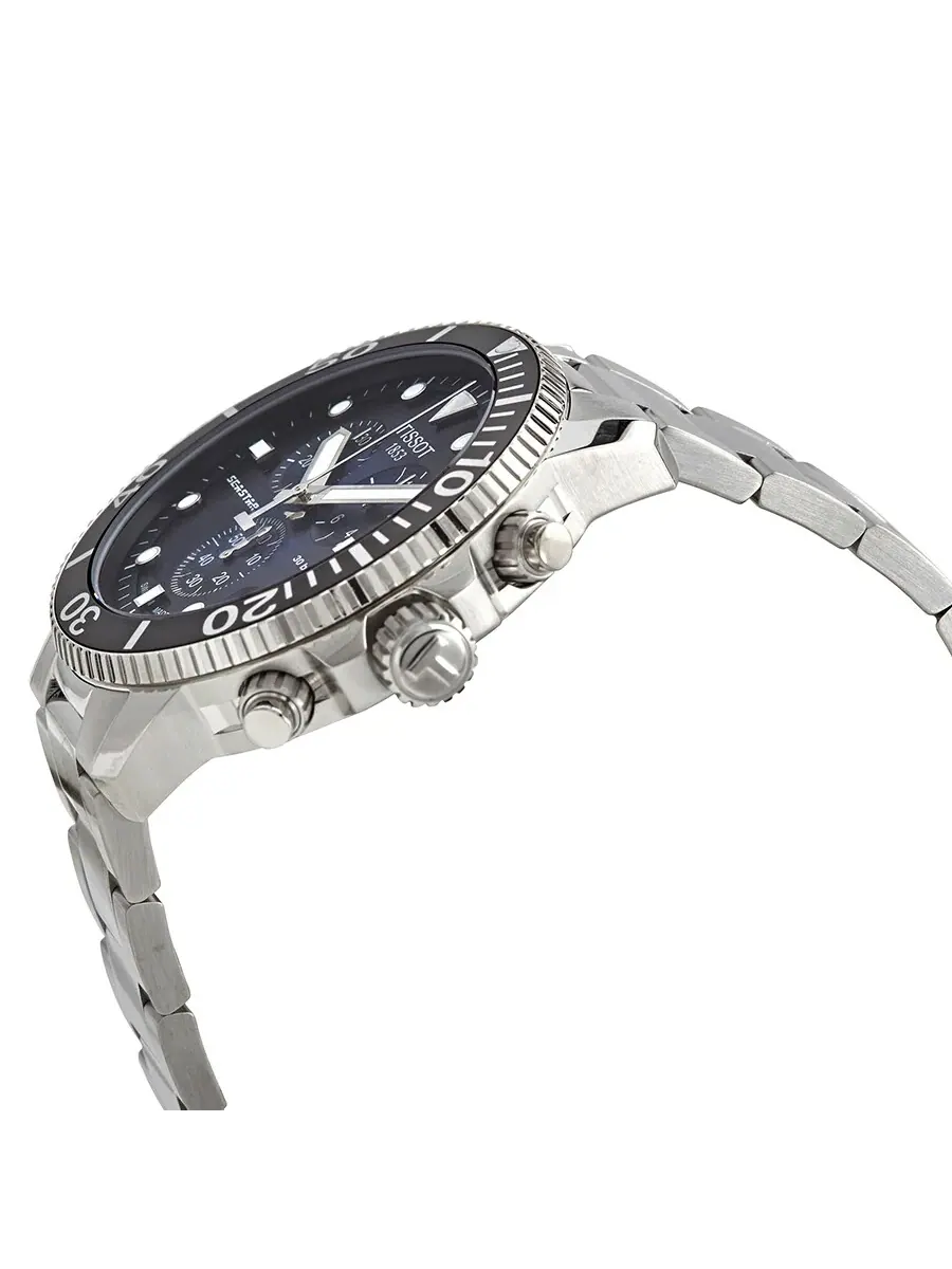 Мужские часы Tissot Seastar 1000 Chronograph Quartz T1204171104101 — изображение 2 из 3, оттенок серебряный