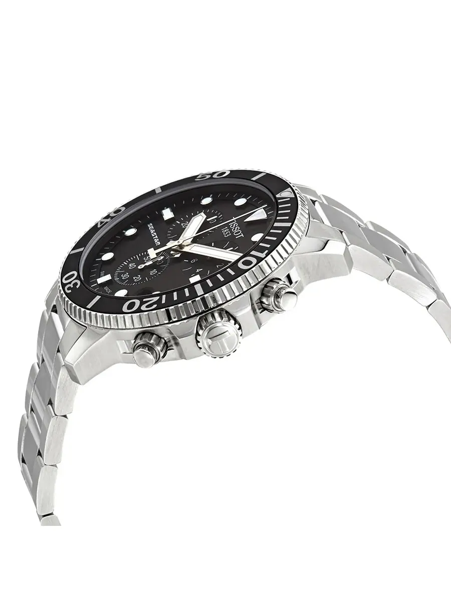 Tissot Seastar 1000 хронограф кварцевые мужские часы T1204171105100 — изображение 2 из 3, оттенок серебряный