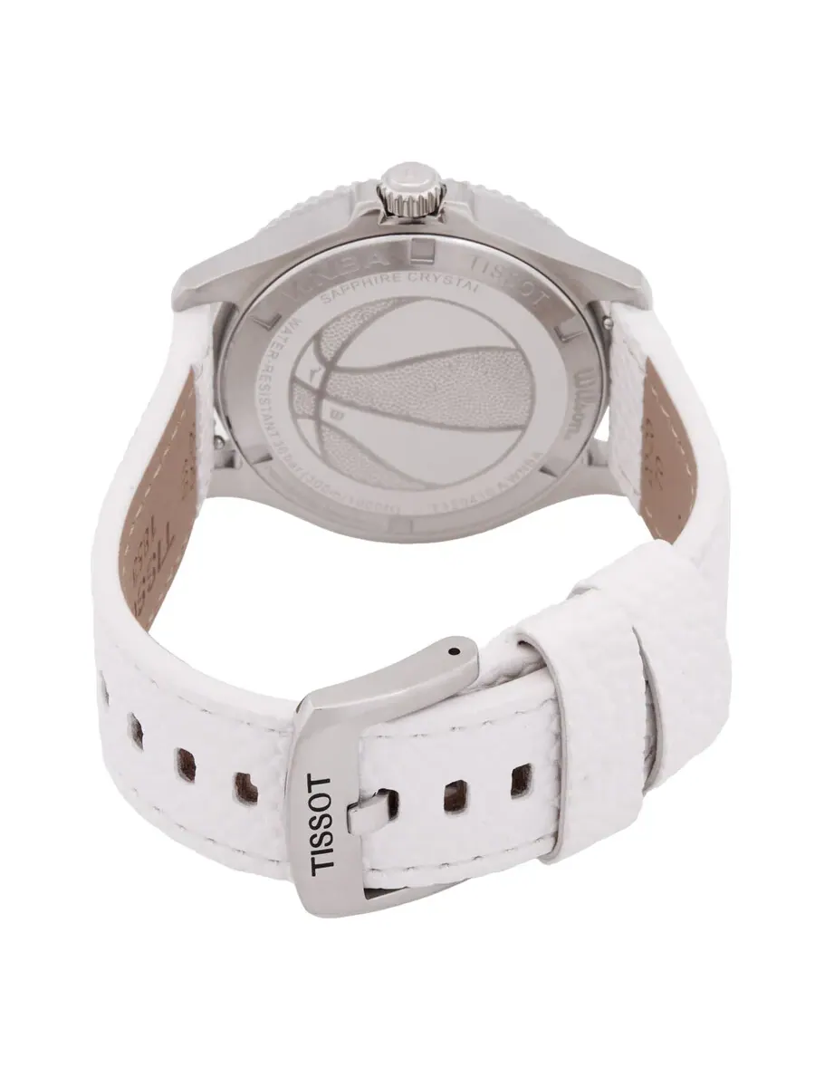 Часы Tissot Seastar 1000 Wilson WNBA кварцевые унисекс с белым циферблатом T1204101701100 — изображение 3 из 4, оттенок белый