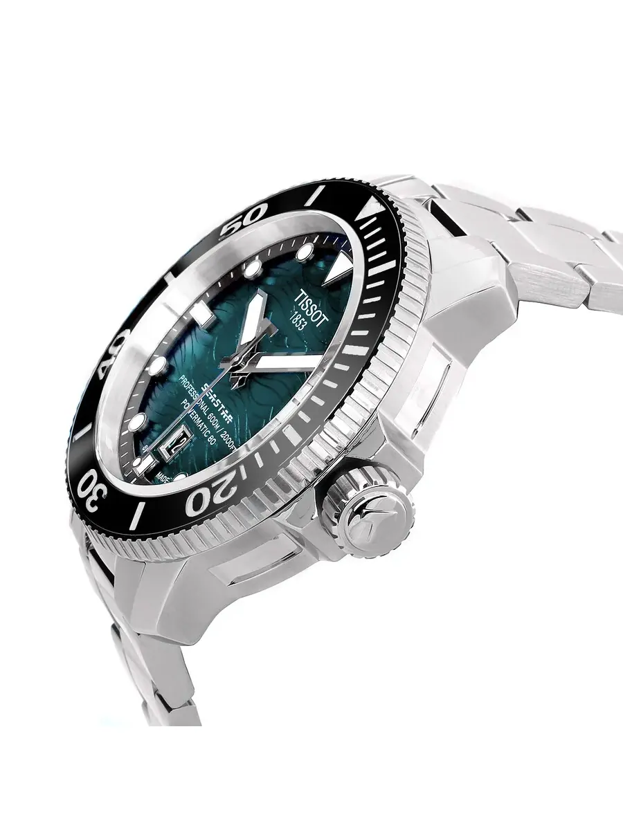 Мужские автоматические часы Tissot Seastar T120.607.11.041.00 — изображение 2 из 3, оттенок серебряный