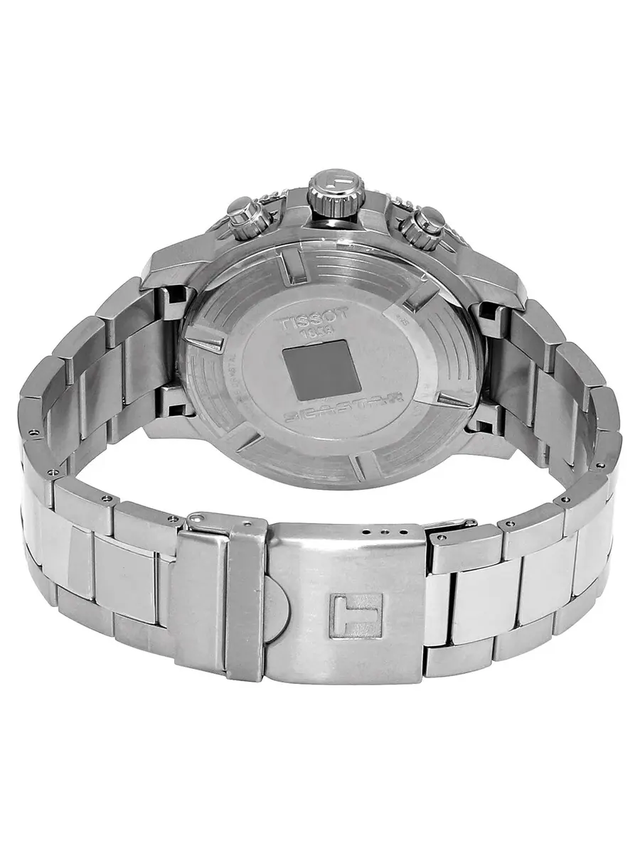 Мужские кварцевые часы Tissot Seastar Chronograph с зеленым циферблатом T120.417.11.091.01 — изображение 3 из 3