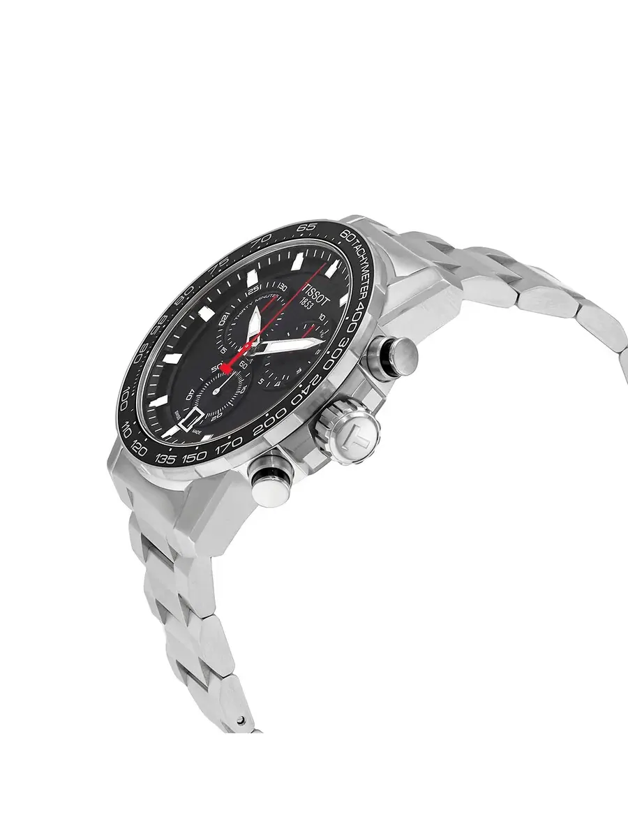 Мужские часы Tissot Supersport Chronograph Quartz с черным циферблатом T125.617.11.051.00 — изображение 2 из 3