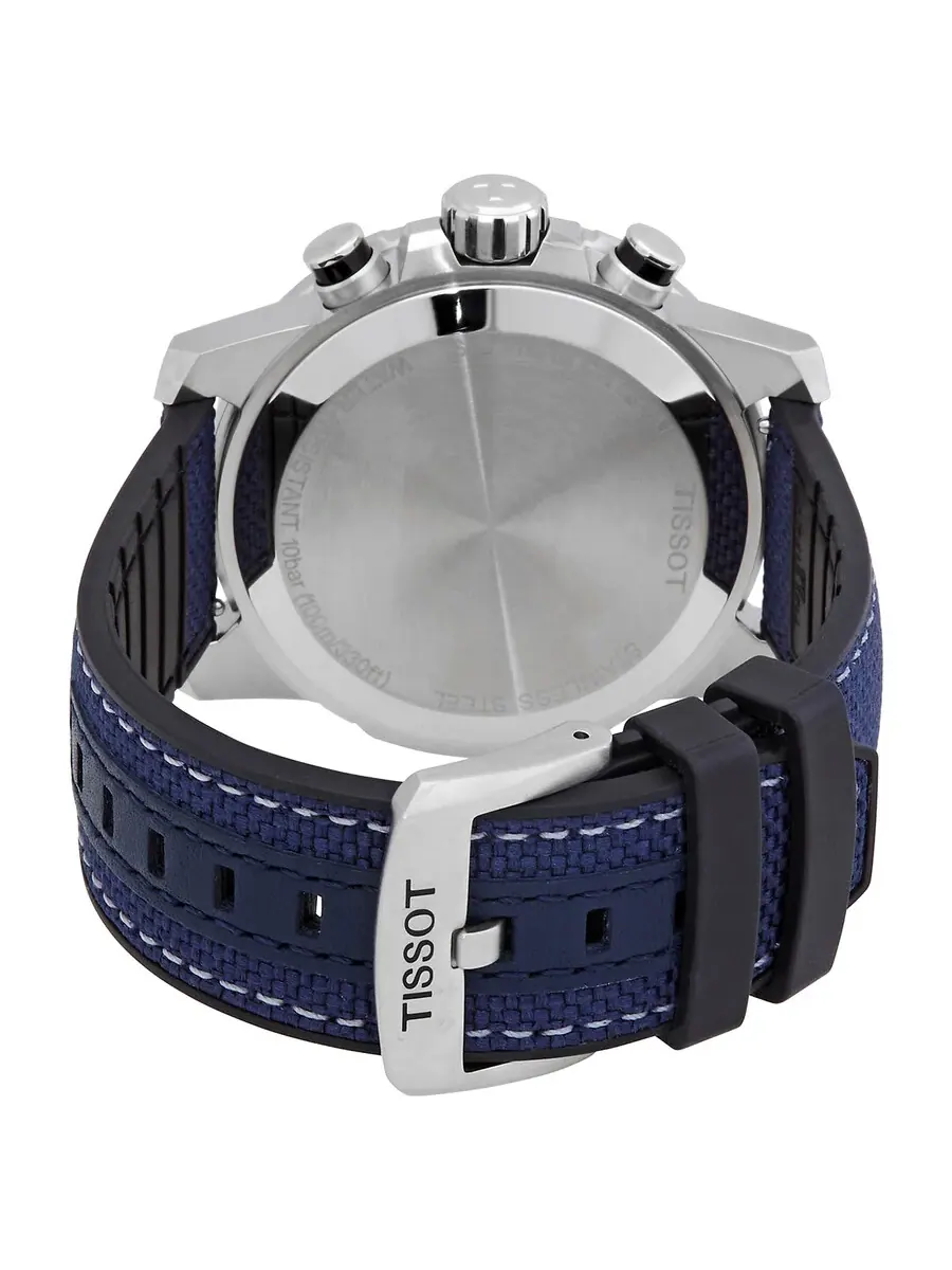 Мужские кварцевые часы Tissot Supersport Chronograph с черным циферблатом T125.617.17.051.03 — изображение 3 из 3