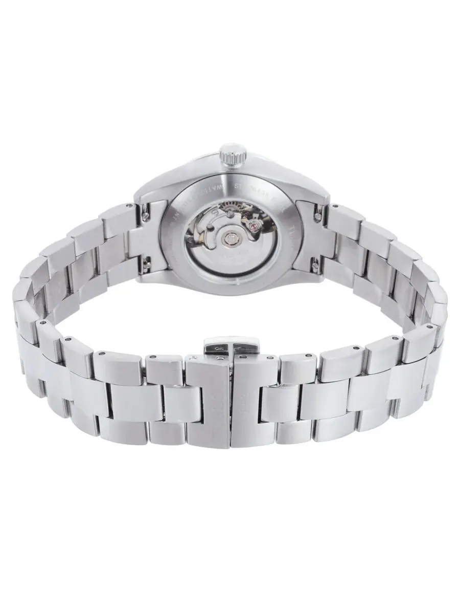 Женские часы Tissot T-Classic Automatic с зеленым циферблатом и бриллиантами T1320071109100 — изображение 3 из 3