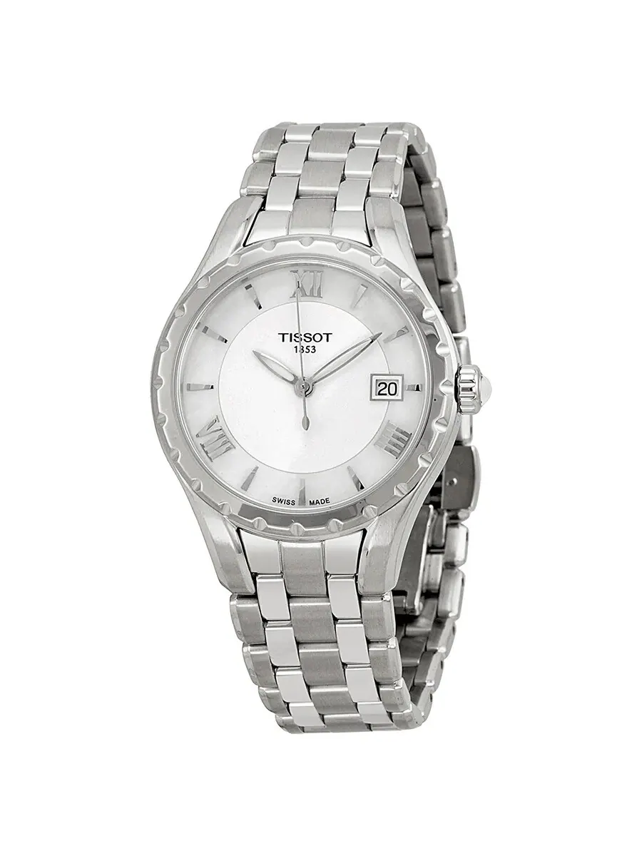 Женские часы Tissot T-Lady с перламутровым циферблатом T0722101111800 — изображение 1 из 4, оттенок серебряный