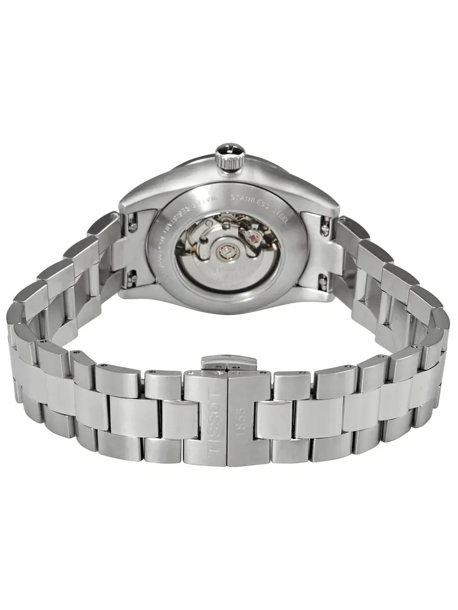 Женские часы Tissot T-My Lady Automatic с алмазами и антрацитовым циферблатом T132.007.11.066.00 — изображение 3 из 5