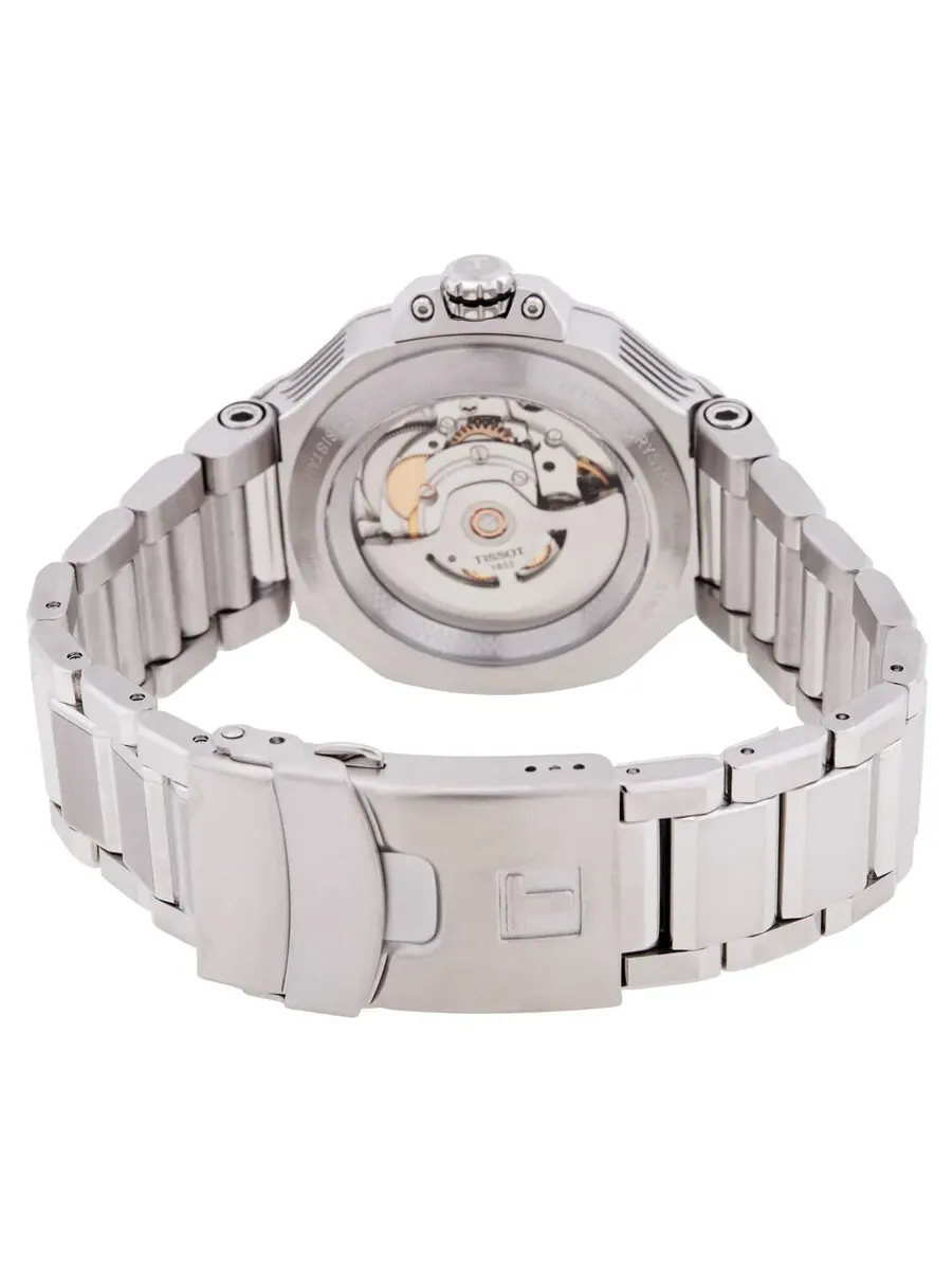 Мужские часы Tissot T-Race Powermatic 80 с автоматическим механизмом и синим циферблатом T1418071104100 — изображение 3 из 3