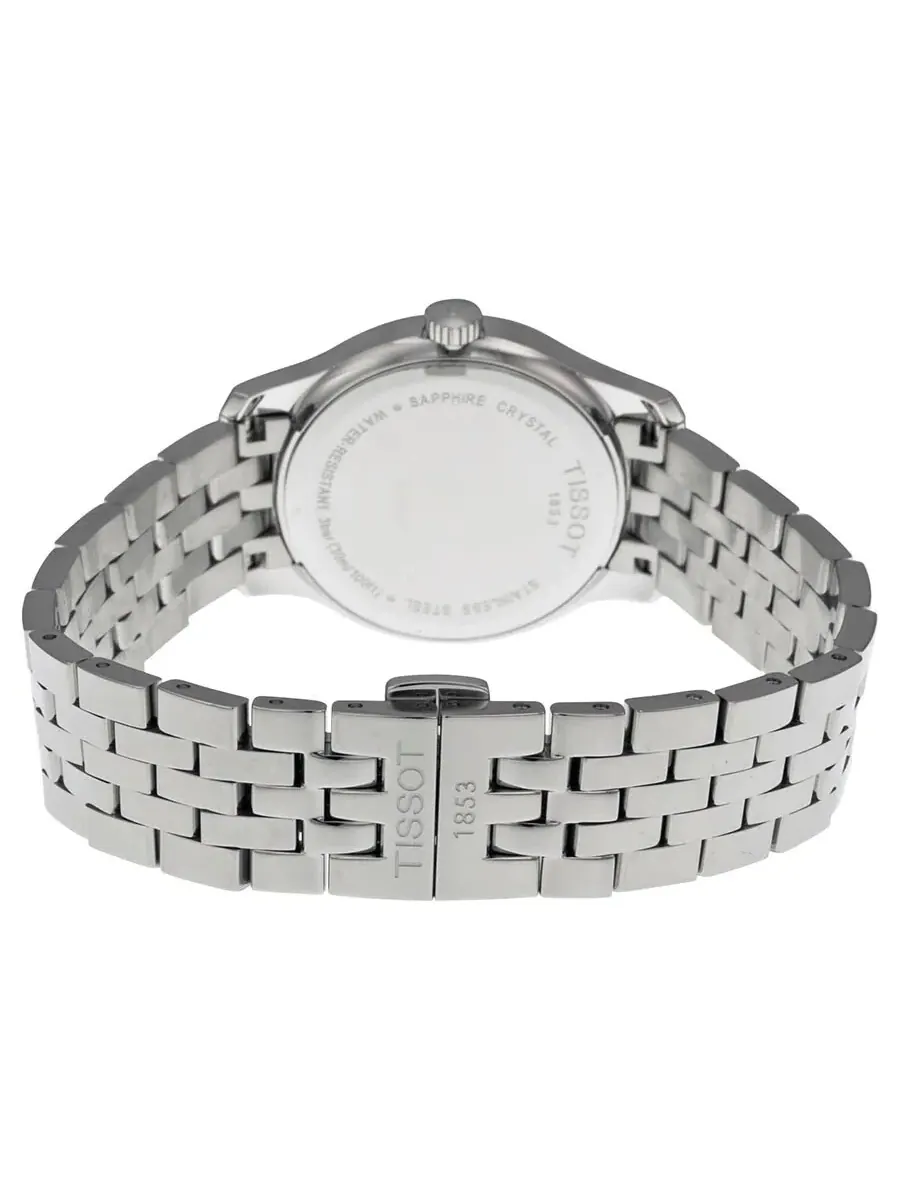 Женские часы Tissot Tradition с серебристым циферблатом T0632101103700 — изображение 3 из 4, оттенок серебряный