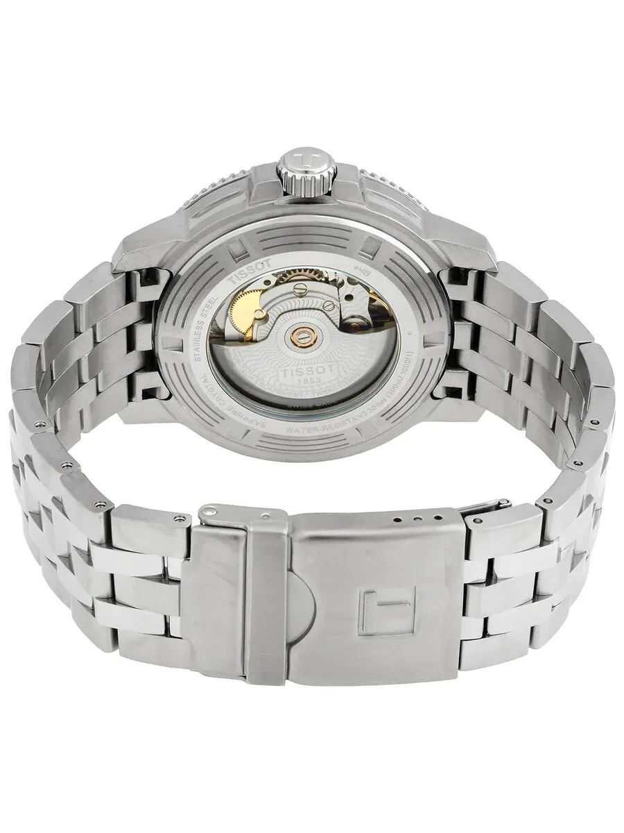 Мужские автоматические часы Tissot Seastar T120.407.11.091.01 — изображение 3 из 3, оттенок черный