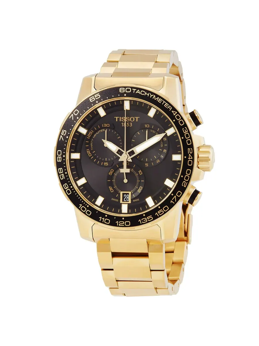 Мужские часы Tissot T-Sport Chronograph Quartz с черным циферблатом T125.617.33.051.01 — изображение 1 из 3, оттенок черный