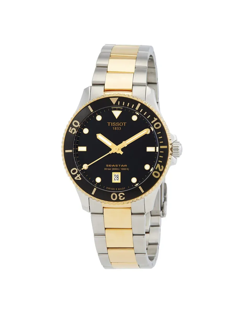 Мужские кварцевые часы Tissot T-Sport с черным циферблатом T120.410.22.051.00 — изображение 1 из 3, оттенок черный