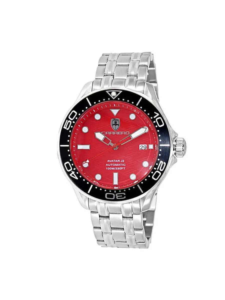 Мужские часы Torino Carrero Avatar Automatic с красным циферблатом JC1S6161RD_BK — изображение 1 из 4, оттенок черный