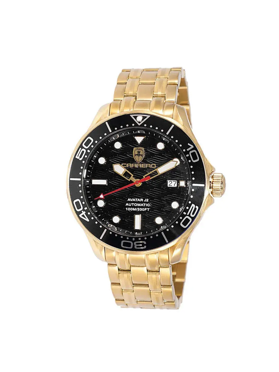 Мужские часы Torino Carrero Avatar Automatic с черным циферблатом C1G6161BKJ