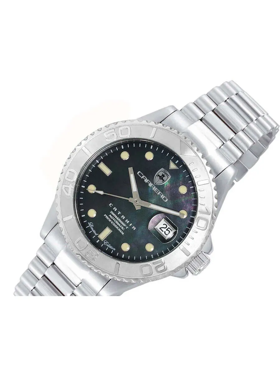 Мужские часы Torino Carrero Catania Automatic с черным циферблатом C1S266BKJ — изображение 4 из 4, оттенок серебряный