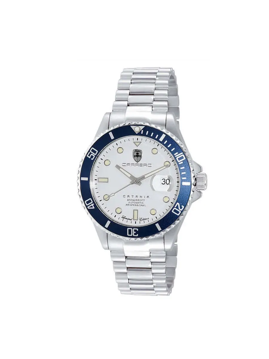 Мужские часы Torino Carrero Catania Automatic с серебристым циферблатом C1S888SVJ — изображение 1 из 4, оттенок синий
