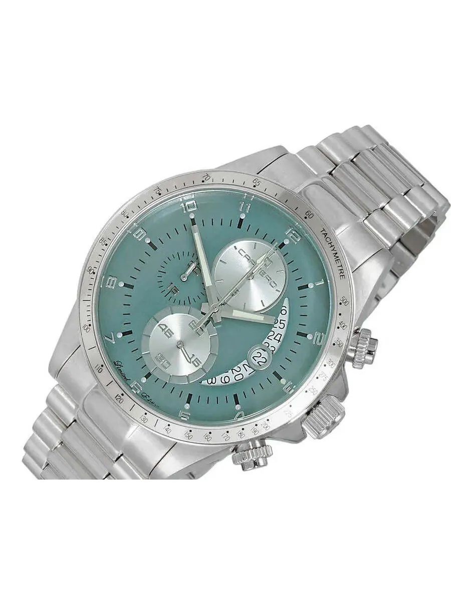 Мужские часы Torino Carrero Winner Circle Chronograph Quartz с зеленым циферблатом JCISS101LGN — изображение 4 из 4