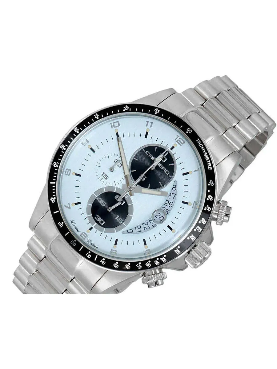 Мужские кварцевые часы Torino Carrero Winner Circle Chronograph с серым циферблатом, модель JCISBK101LGY — изображение 4 из 4