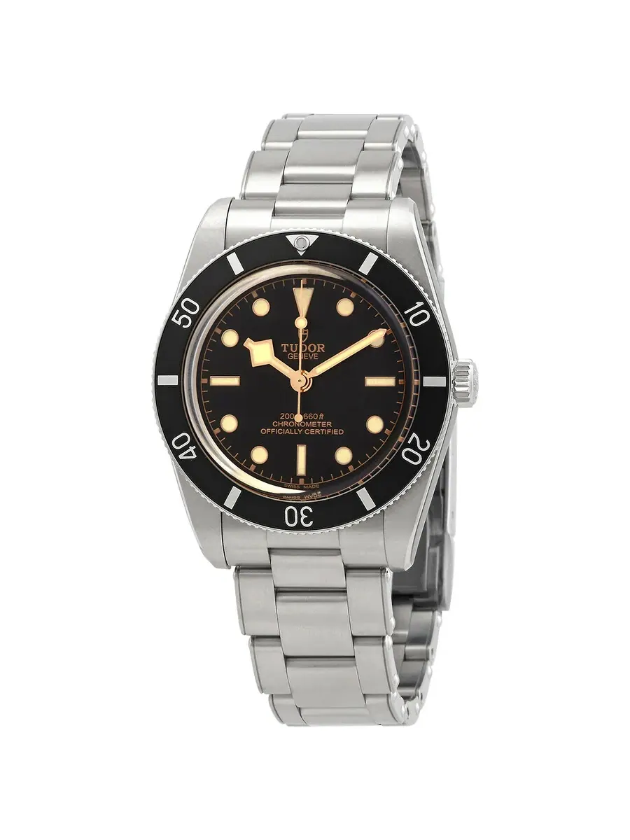 Мужские часы Tudor Black Bay 54 с автоматическим хронографом, черным циферблатом M79000N-0001 — изображение 1 из 5