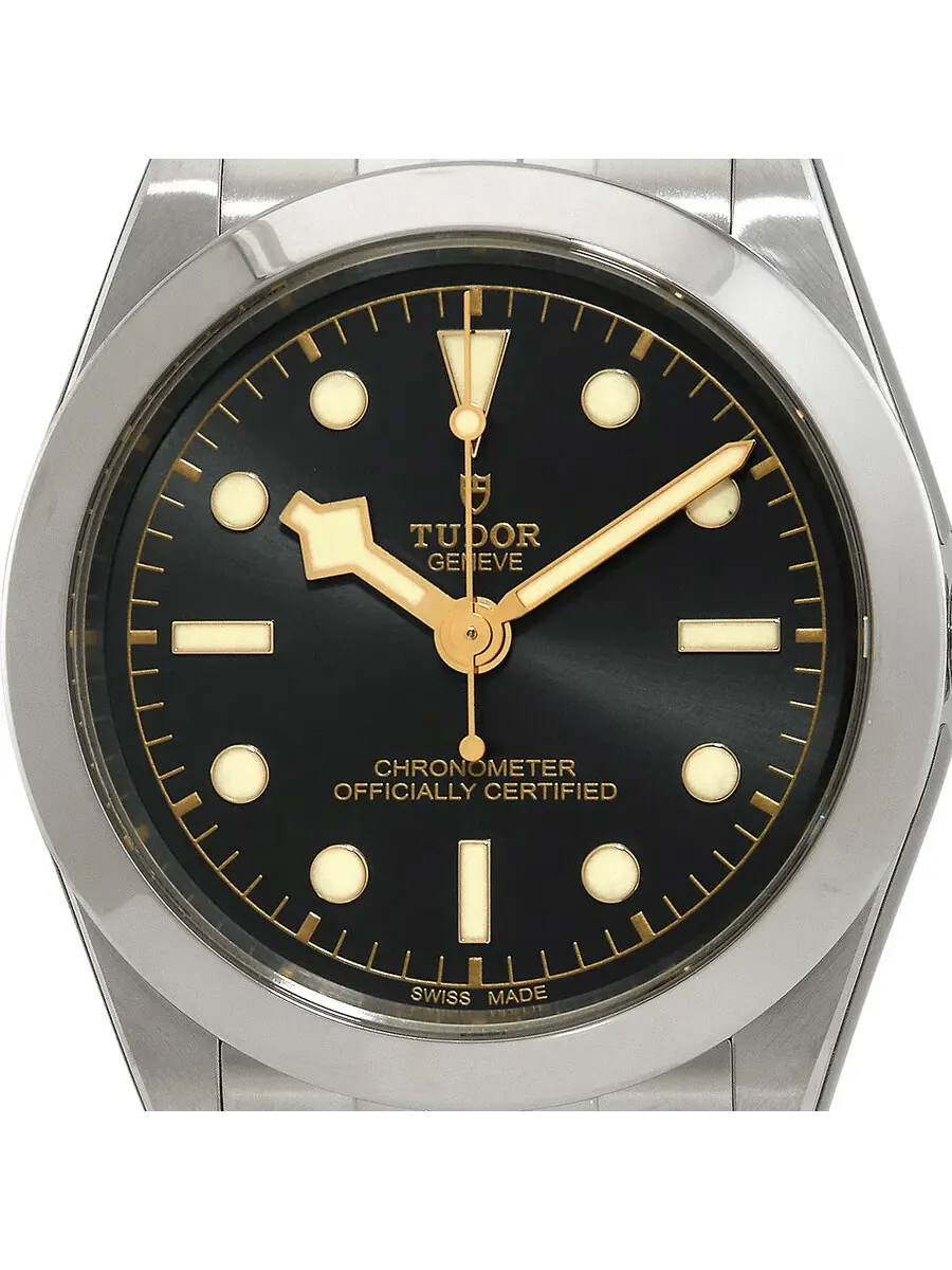 Мужские часы Tudor Black Bay Automatic Chronometer с черным циферблатом M79660-0001 — изображение 4 из 5, оттенок серебряный