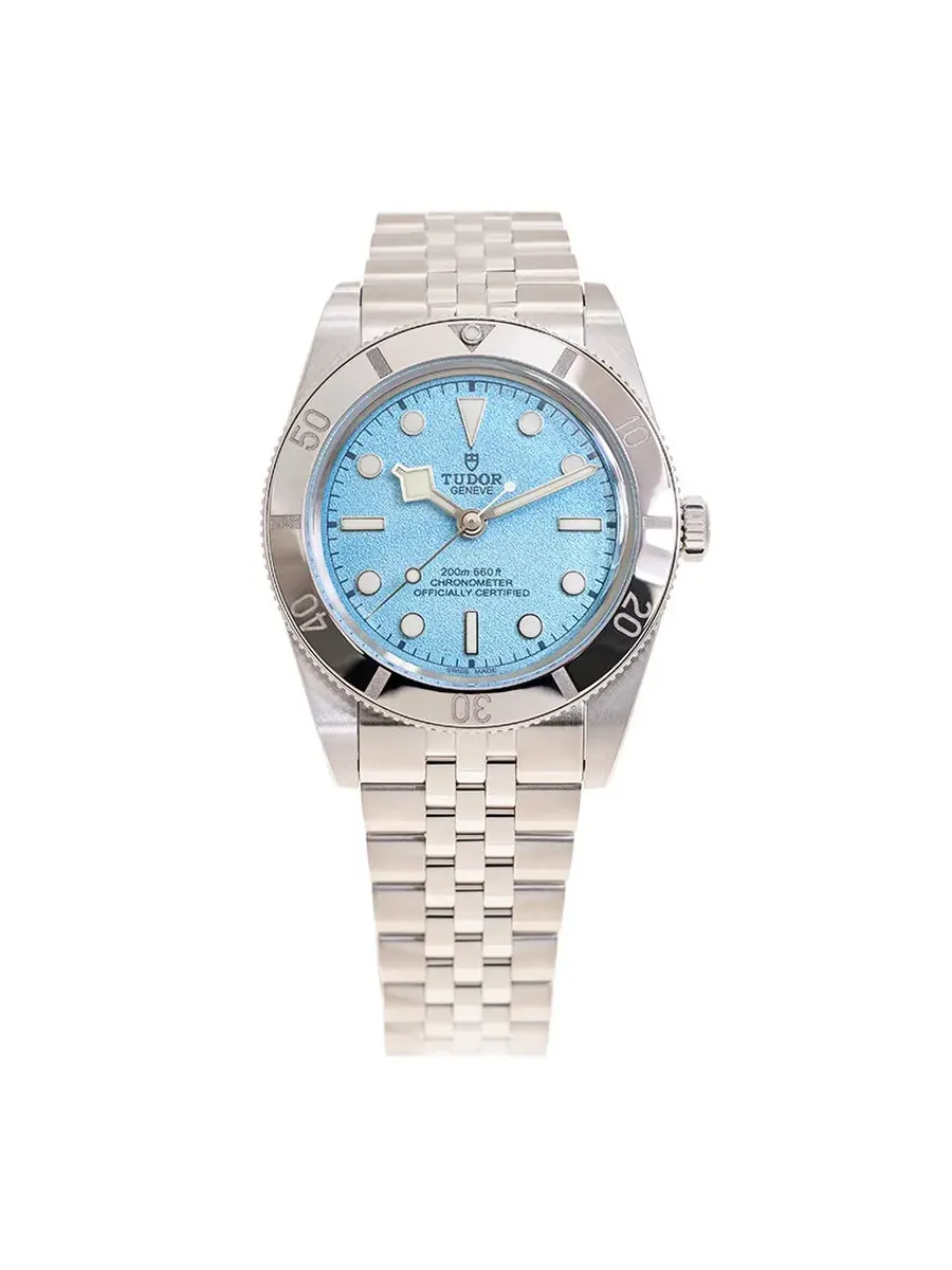 Мужские часы Tudor Black Bay "Lagoon Blue" с циферблатом M79000-0001 — изображение 2 из 5, оттенок серебряный