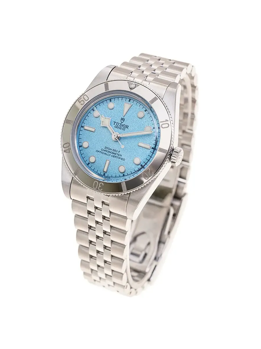 Мужские часы Tudor Black Bay "Lagoon Blue" с циферблатом M79000-0001 — изображение 3 из 5, оттенок серебряный