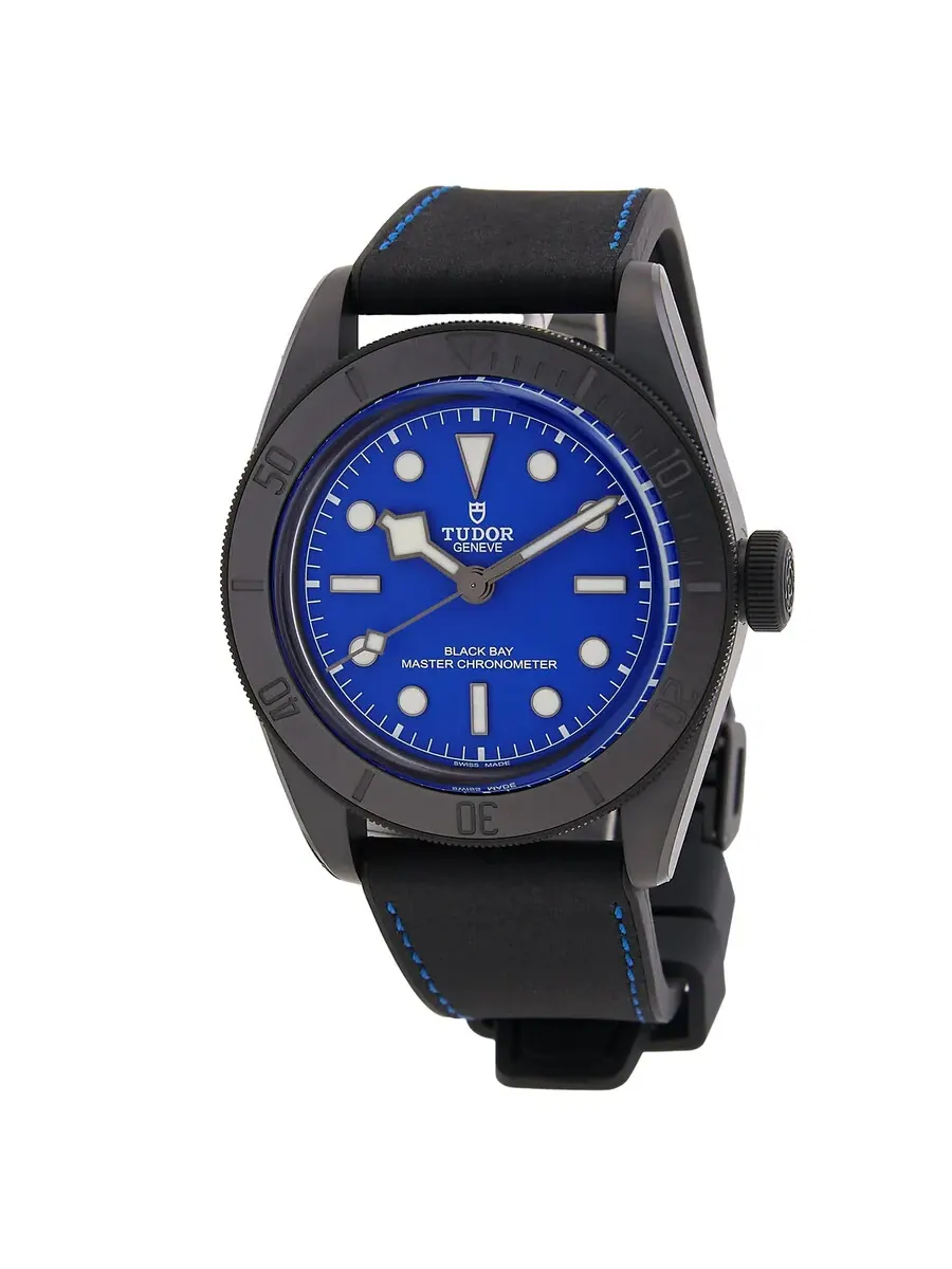 Мужские часы Tudor Black Bay Ceramic Automatic с синим циферблатом 79210CNU-0007 — изображение 1 из 6, оттенок синий