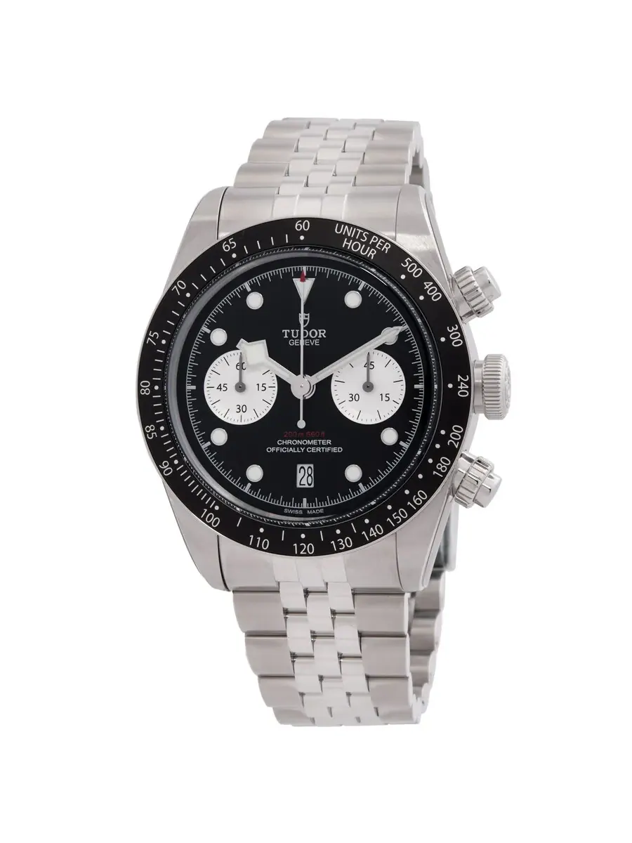 Часы Tudor Black Bay Chrono Автоматические Хронометр с черным циферблатом M79360N-0013 — изображение 1 из 5, оттенок черный