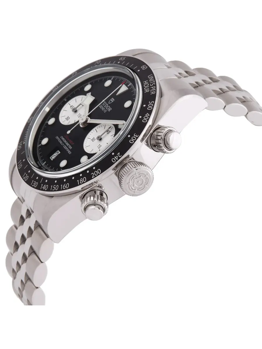 Часы Tudor Black Bay Chrono Автоматические Хронометр с черным циферблатом M79360N-0013 — изображение 2 из 5, оттенок черный