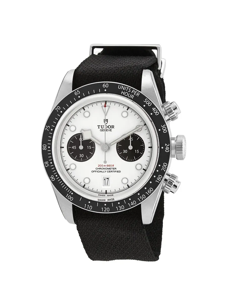 Мужские часы Tudor Black Bay Chrono Chronograph Automatic Chronometer с белым циферблатом M79360N-0008 — изображение 1 из 5