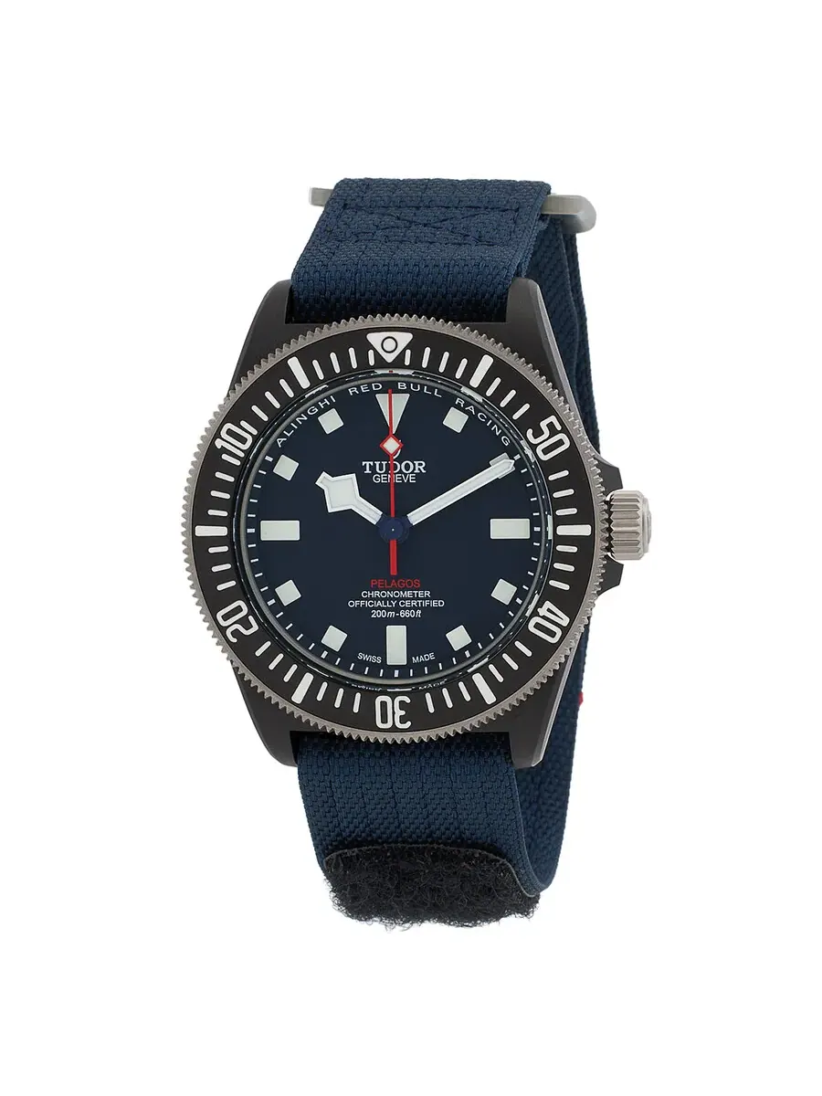 Мужские часы Tudor Pelagos FXD Automatic Chronometer с синим циферблатом M25707KN-0001 — изображение 1 из 4, оттенок черный
