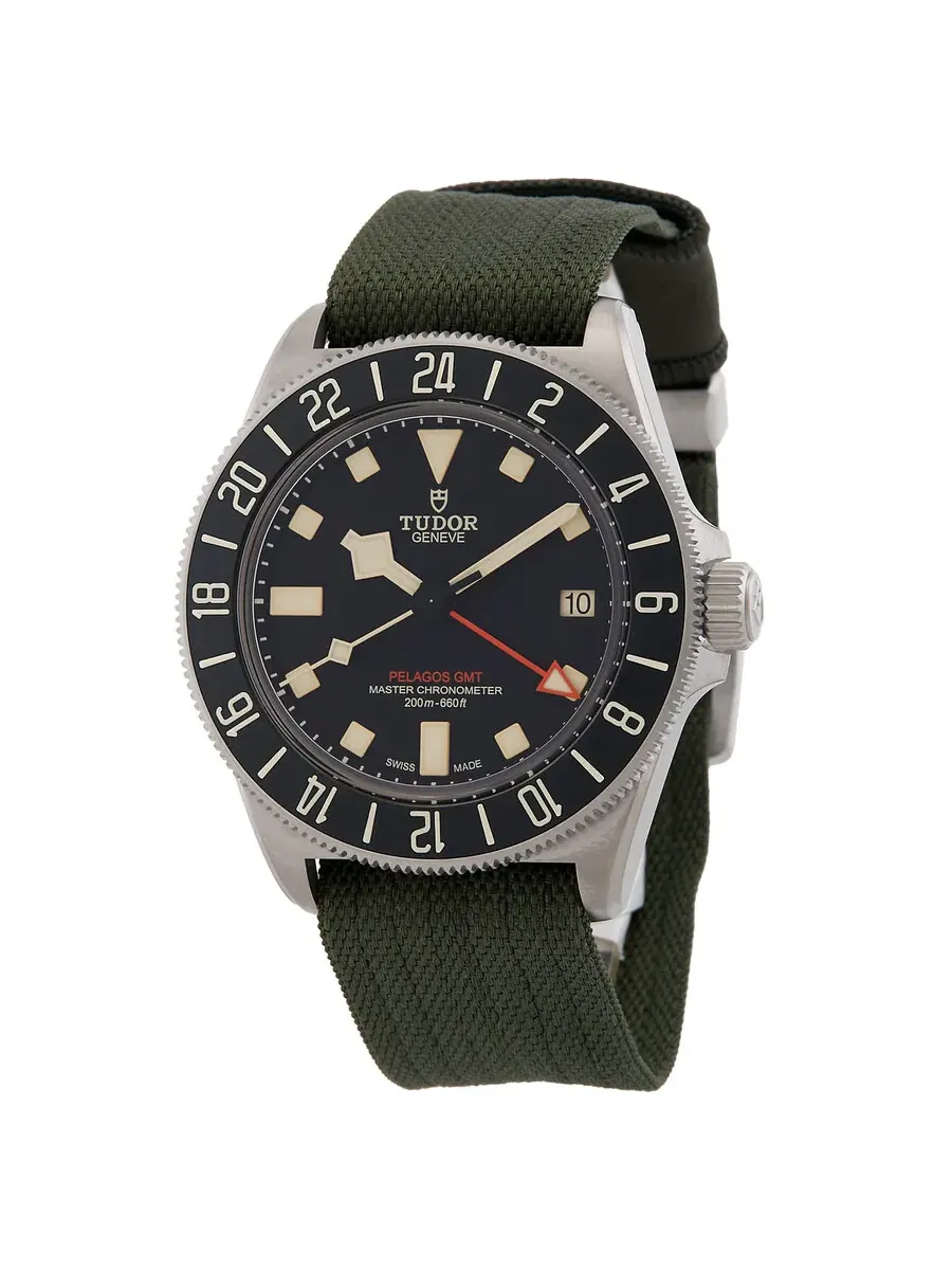Часы Tudor Pelagos FXD GMT с автоматическим ходом и черным циферблатом 2542G247NU-0002 — изображение 1 из 4, оттенок черный