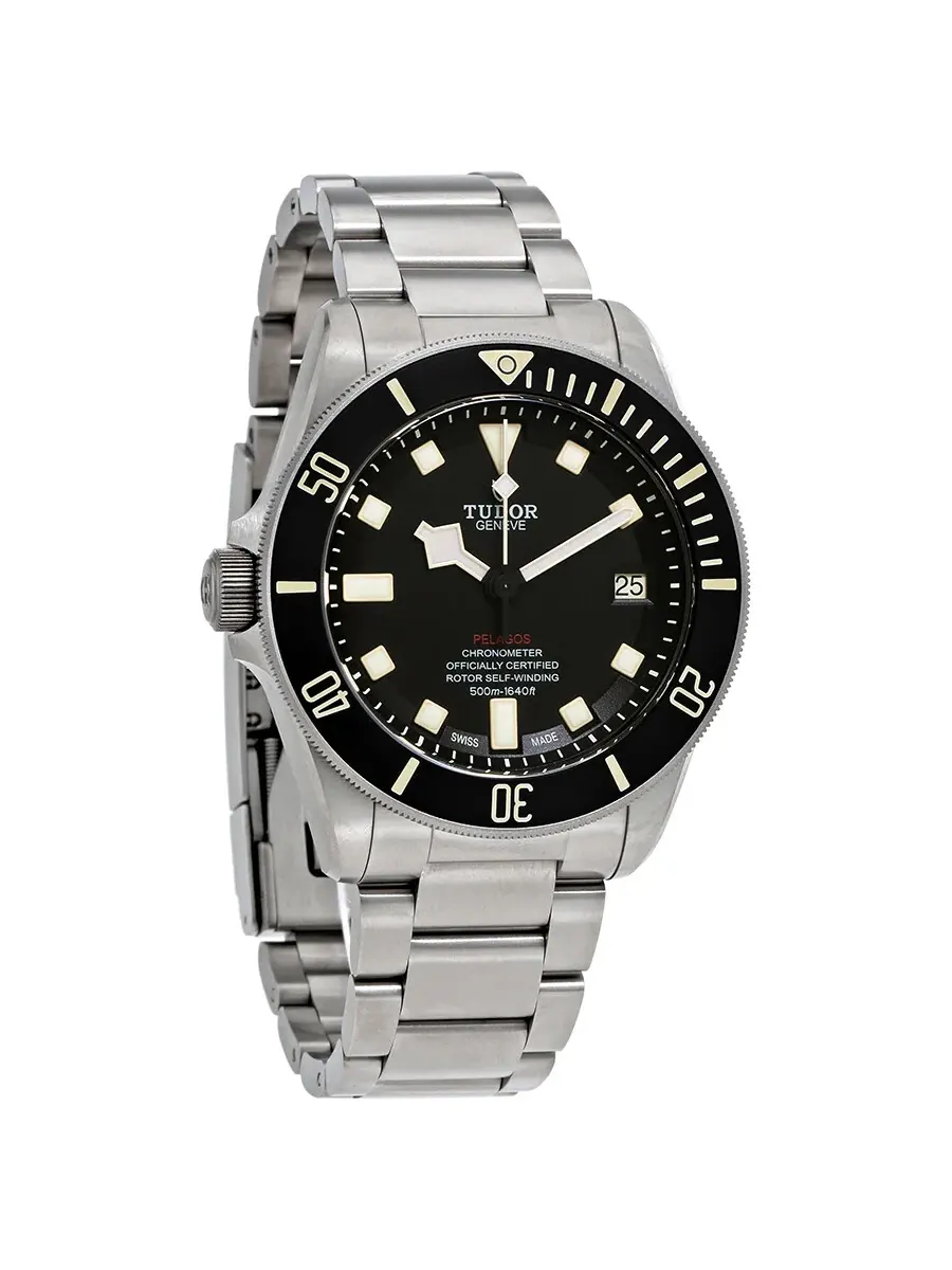 Мужские часы Tudor Pelagos LHD Lefty Automatic с черным циферблатом 25610TNL-BKSTI — изображение 1 из 4, оттенок серый