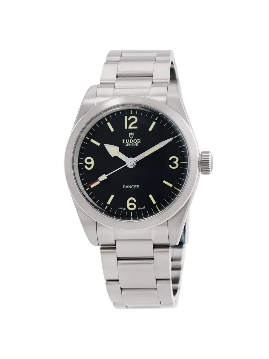 Часы Tudor Ranger 36 Automatic с черным циферблатом M79930-0001 — изображение 1 из 4, оттенок серебряный
