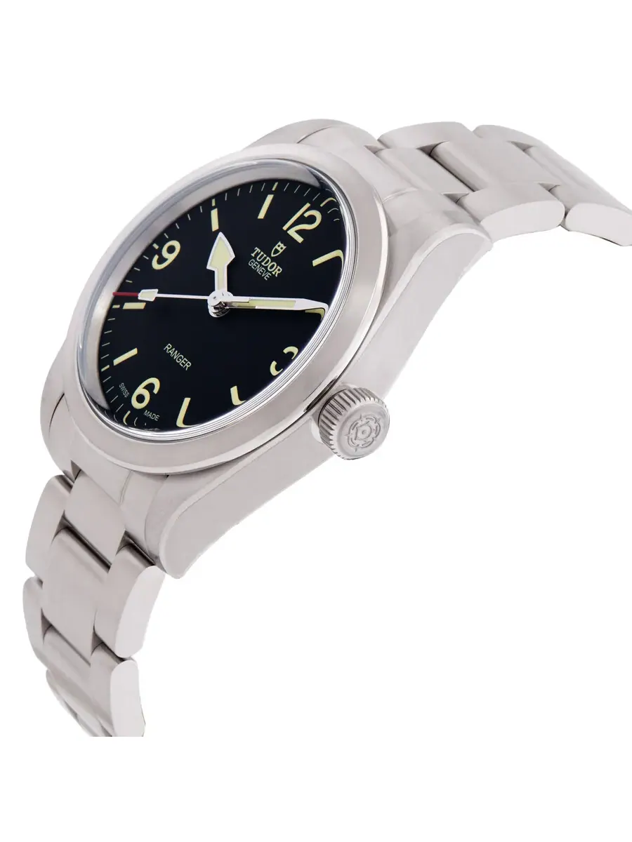 Часы Tudor Ranger 36 Automatic с черным циферблатом M79930-0001 — изображение 2 из 4, оттенок серебряный
