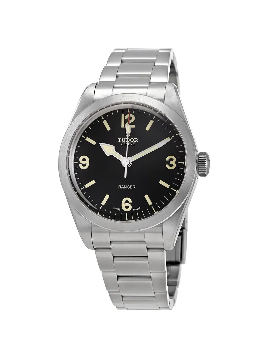 Мужские часы Tudor Ranger Automatic с черным циферблатом, корпус из нержавеющей стали M79950-0001 — изображение 1 из 4