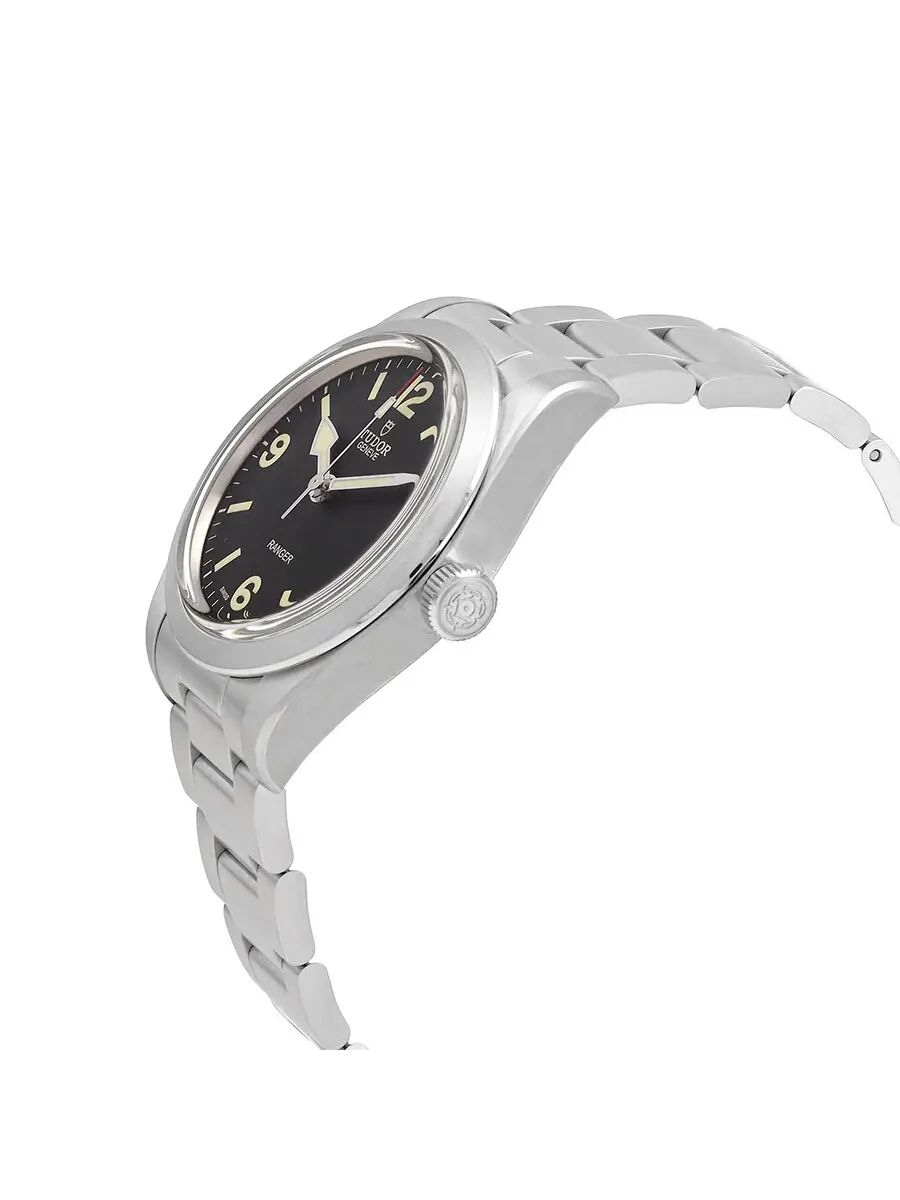 Мужские часы Tudor Ranger Automatic с черным циферблатом, корпус из нержавеющей стали M79950-0001 — изображение 2 из 4