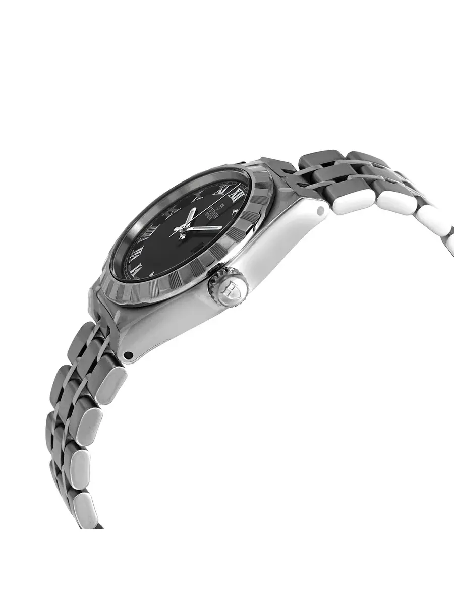 Женские часы Tudor Royal Automatic с черным циферблатом и корпусом из нержавеющей стали M28300-0003 — изображение 2 из 4