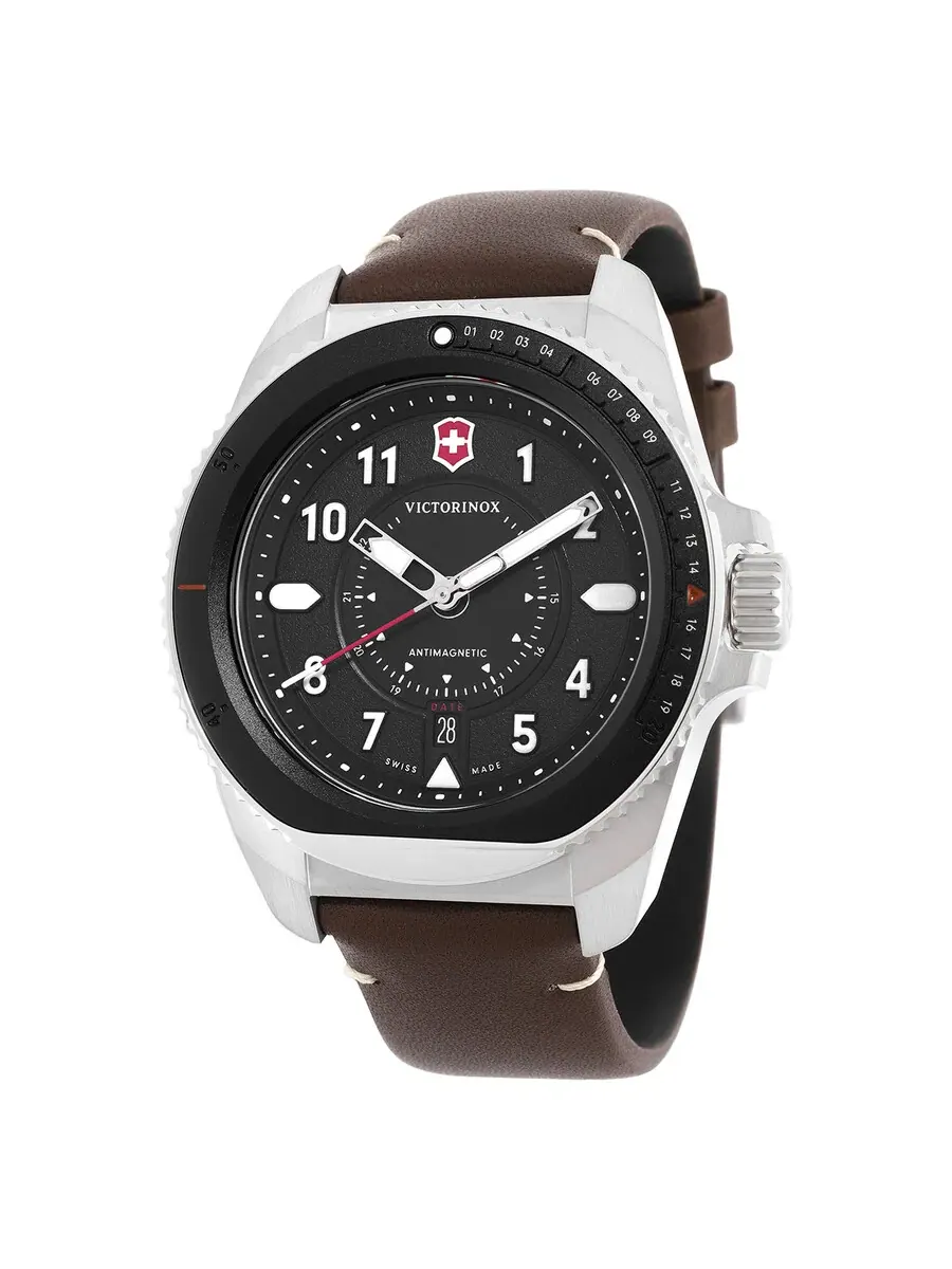 Мужские часы Victorinox Journey 1884 Quartz с черным циферблатом 241976.1 — черный