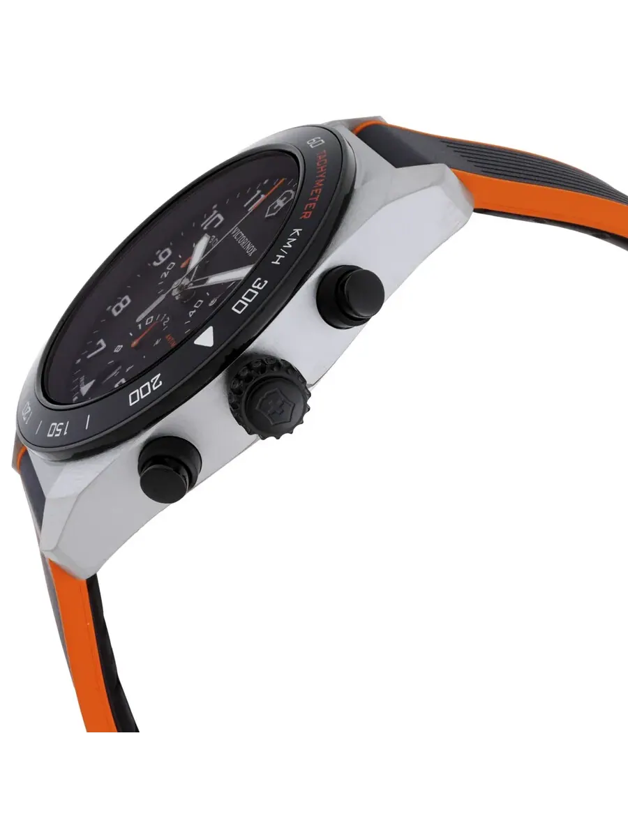 Мужские часы Victorinox Swiss Army Chronograph Quartz с черным циферблатом 242050 — изображение 2 из 3, оттенок черный