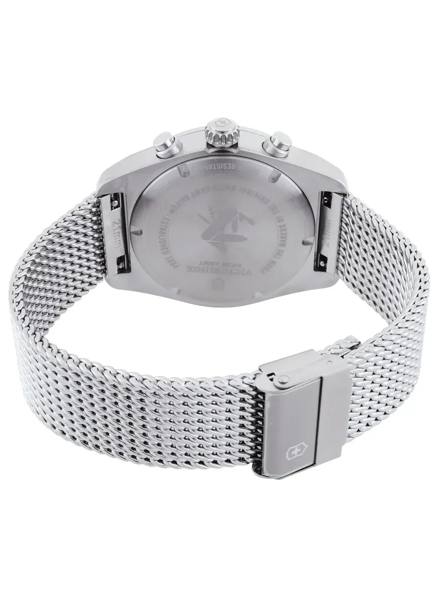 Мужские часы Victorinox Swiss Army Chronograph Quartz с синим циферблатом 242049 — изображение 3 из 3, оттенок синий