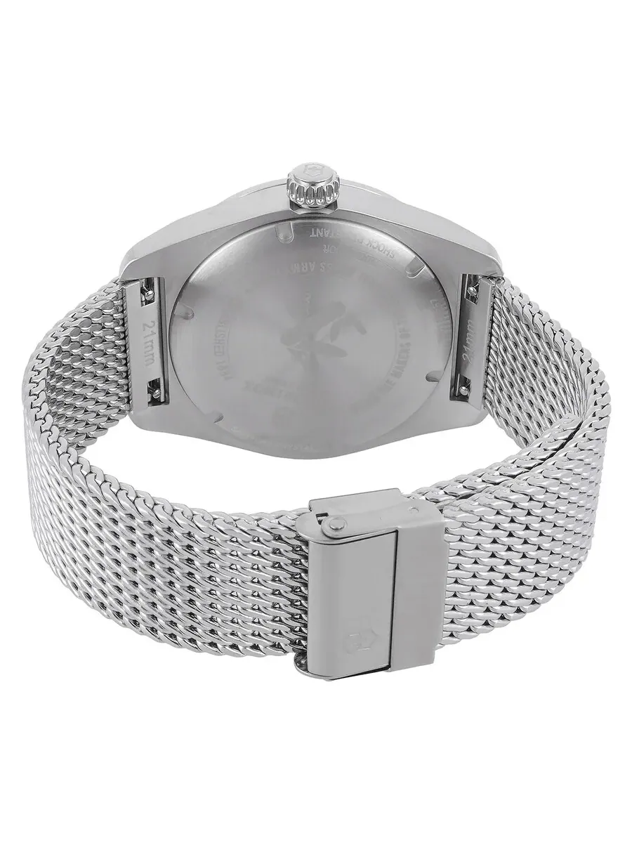 Мужские часы Victorinox Swiss Army с кварцевым механизмом и синим циферблатом 242042 — изображение 3 из 3, оттенок синий