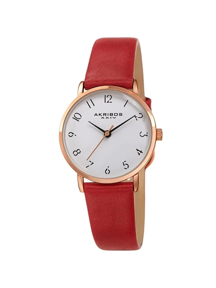 Женские часы Akribos XXIV AK1087RD с кварцевым механизмом