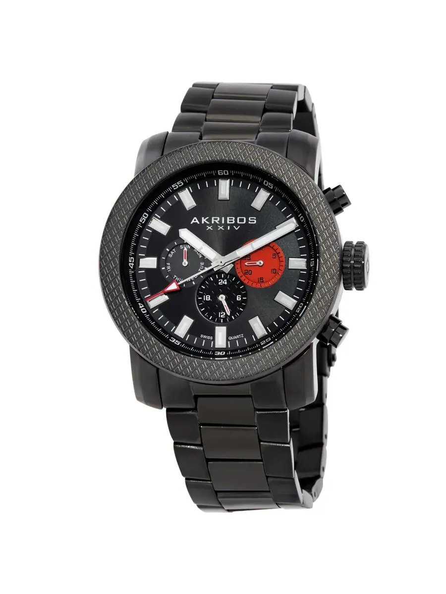 Мужские часы Akribos XXIV Black AK684BK