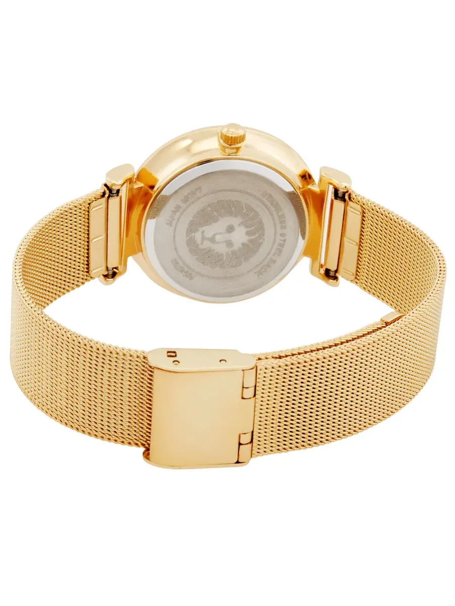 Женские кварцевые часы Anne Klein с золотым циферблатом и браслетом AK-3780CHGBST — изображение 3 из 4, оттенок золотистый