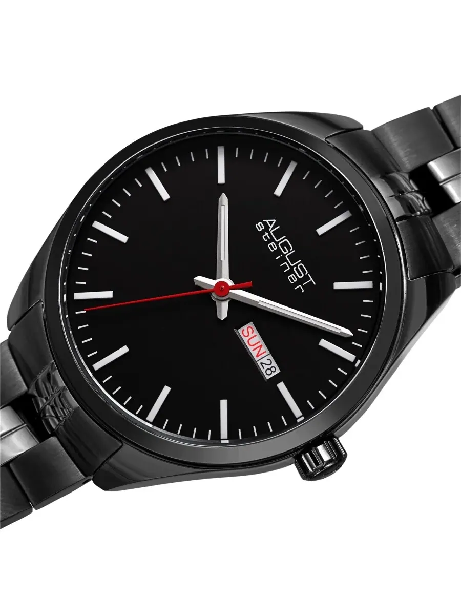 Мужские часы August Steiner Quartz с черным циферблатом AS8271BK — изображение 2 из 4, оттенок черный