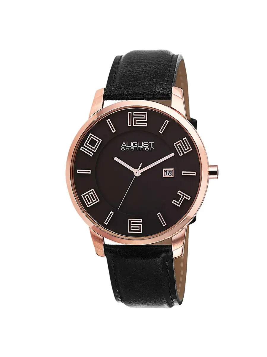 Мужские часы August Steiner Black AS8108BKR