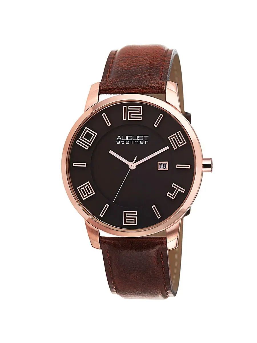 Мужские часы August Steiner Black AS8108RG