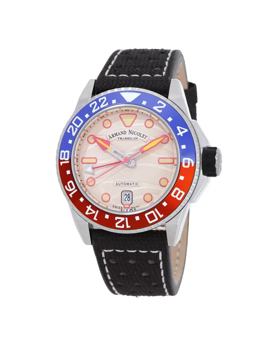 Мужские часы Armand Nicolet JSH GMT Automatic A487RGN-KO-P0640NC8