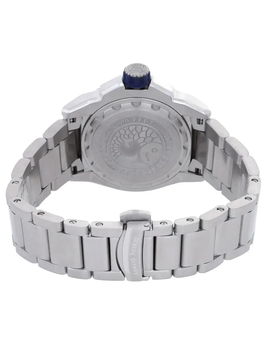 Мужские часы Armand Nicolet JSH GMT Automatic A487RGU-TF-MA2481AA — изображение 3 из 3, оттенок черный синий